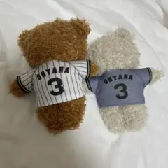 【２点セット】阪神タイガース　くま　大山悠輔　3