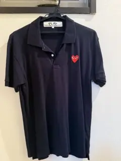 PLAY COMME des GARÇONS ポロシャツ L ネイビー