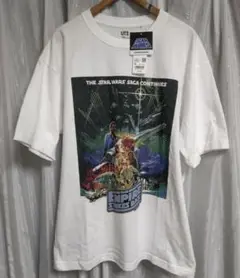 新品 ビッグサイズXL！ユニクロ　STAR WARS エピソード5　Tシャツ 白