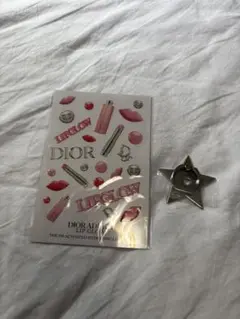 【新品未使用】DIOR スマホリング 星型とシール