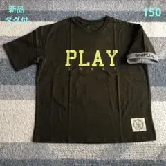 【新品タグ付】サイズ150 Tシャツ オリーブグリーン（ロールアップ袖）