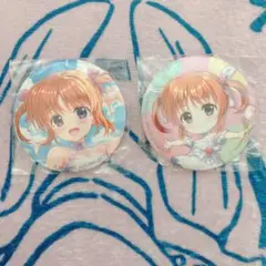 DMM スクラッチ くじ 魔法少女リリカルなのは D賞 缶バッジ なのは