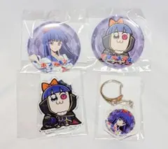 ポプテギアス　ピピ美　くじクリフ　ポプテピピック　コードギアス　缶バッチアクスタ