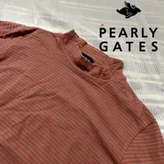 【サイズ0!モックネック!】PEARLY GATES長袖モックネックシャツ!