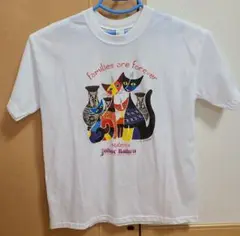 ART J 猫デザイン Tシャツ ホワイト
