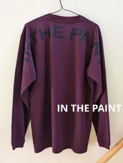 インザペイント バックロゴ ロングTシャツ L ポリエステル 練習着 ワイン
