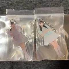 Pixel Ribbon 真白美央 橋本恵菜 アクリルキーホルダー