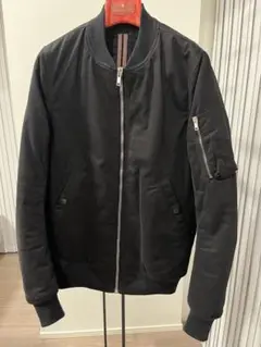 リックオウエンス　ブラック MA-1 フライトジャケット