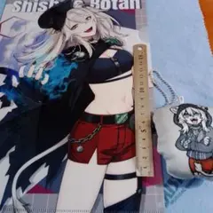 獅白ぼたん、クリアファイル＆クリーナーマスコット