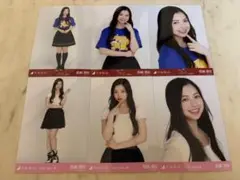長嶋凛桜 乃木坂46 Tシャツ 北海道 フリルミニスカ 生写真 6種コンプ
