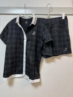 Paradiso ブラック　ポロシャツとショートパンツセット