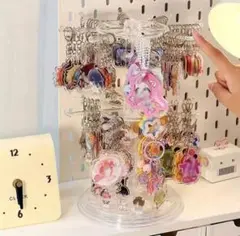 アクセサリースタンド キーホルダースタンド 回転型 アクセサリー キーホルダー
