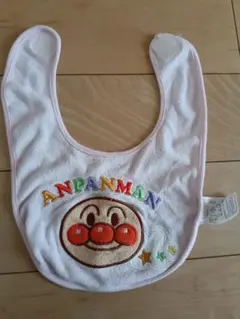 アンパンマン 刺繍スタイ ピンク