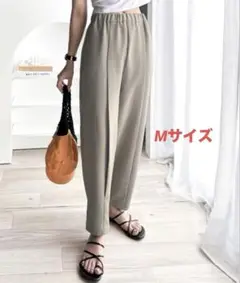 JaVa ジャバコラボ　新品 美脚　お洒落見え バナナパンツ