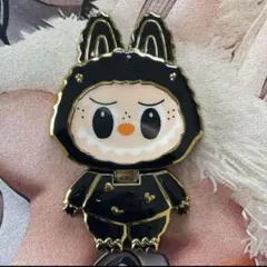 ♥LABUBUラブブ♥スマホスタンド ミラー付き♥ブラック♥