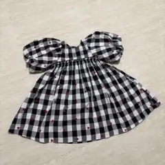 ◉匿名配送最終SALE◉ローリーズファームハート刺繍ワンピース110から120