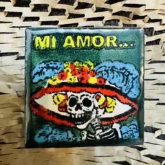 タイル メキシカンスタイル MI AMOR スカルデザイン