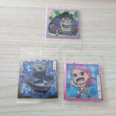 ワンピースウェハースキャラクターシール3点セット