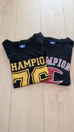 Champion 半袖Tシャツ 黒 140 2枚セット
