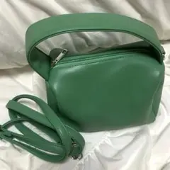 緑 ポーチショルダーバッグ