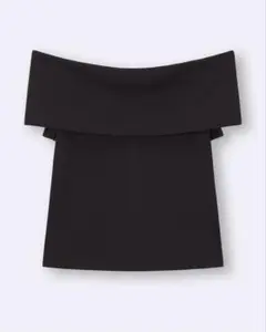 GU オフショルダー ベアトップ M