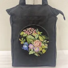 1870 Petit Point プチポアン　ナイロン　トートバッグ　刺繍