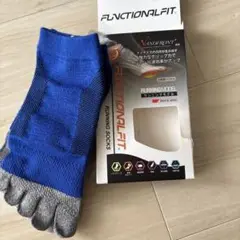 FUNCTIONALFIT ランニングソックス Mサイズ ブルー