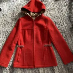 『burberry』バーバリー 赤ビンテージフードコート