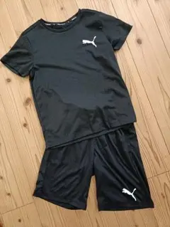PUMA プーマ セットアップ 黒 130cm 小さめ