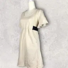 Arnold Palmer リボン付きワンピース ベージュ