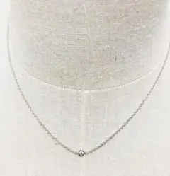 Dior ディオール K18WG(750) ミミウィ 1P ダイヤ ネックレス