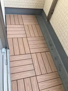 木目調タイル バルコニー用