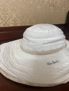 pierre cardin バケットハット 57.5cm ホワイト