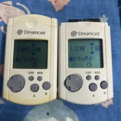 SEGA ドリームキャスト　ビジュアルメモリ　ホワイト　メモリーカード　2個