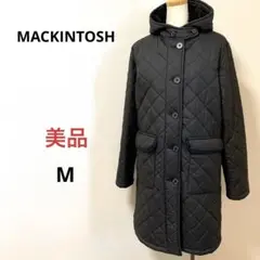 美品‼︎マッキントッシュ★防寒キルティングコート裏ボア秋冬黒M