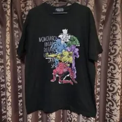 菅原芳人計画　仮面ライダー電王　イマジン Tシャツ ブラック XL プリント