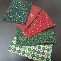 ハギレ生地　5枚セット　ハンドメイド