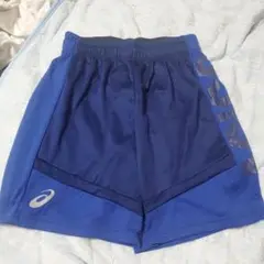 ASICS パンツ ネイビー/ブルー