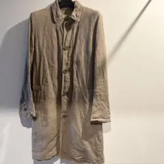 希少/美品/vlas blomme /ウール ネップ ノーカラー ジャケット 希少/美品/vlas blomme /ウール ネップ ノーカラー ジャケット