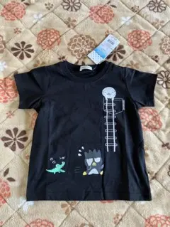 新品未使用 サンリオ バッドばつ丸 キッズ吸水速乾 半袖 Tシャツ 110cm