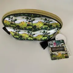 キンプロｘかえるのピクルス　コスメポーチ
