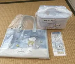 スヌーピー 当りくじ バニティポーチ トートバッグ バッグチャーム 一番くじ