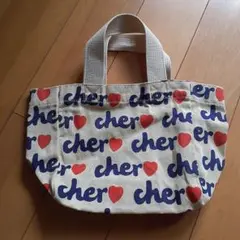 cher ロゴ ミニトートバッグ