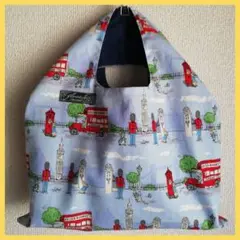Cotton+ミニバッグ✳バッグインバッグ✳ピーターラビット+ロンドンバス