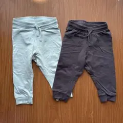 H&M パンツ　80 2セット