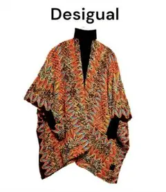 Desigual デシグアル ポンチョ