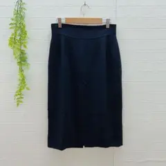 【ソプラーニドンナ】 膝丈スカート 大きいサイズ （LL） フォーマル ブラック