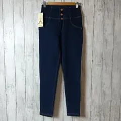 ダークブルースキニーデニム ハイウエスト