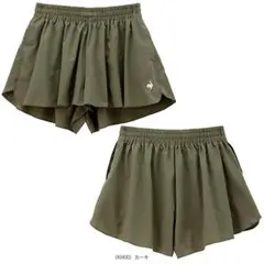 新品●ルコック　キュロット　JTA公認 パンツ スコート ●Ｌ/カーキ