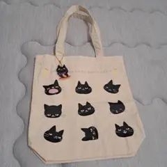 限定　東京バナナ　トートバッグ　布　ねこ　猫